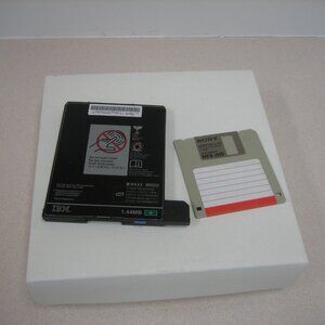 IBM 08K904 LAPTOP Thinkpad Internal 3.5" 1.44MB Floppy Drive Insert+ Diskette